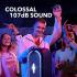 Anker A3391G12 Soundcore Rave+ Party Cast Portable BT5.0 Speaker, 160W, Light Show, IPX7, 24 hours of battery life - Black